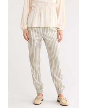 Longchamp Striped Tapered Pants - Natural