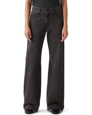 Levi's Middy Loose Bootcut Jeans - Black