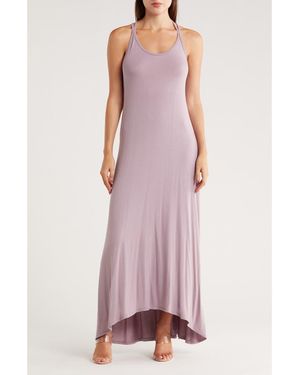 Go Couture Strappy Maxi Dress - Purple