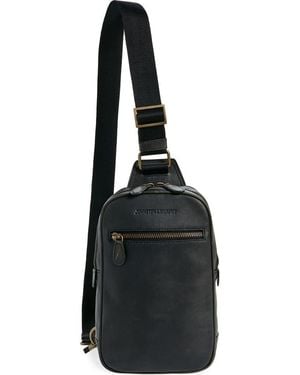 Johnston & Murphy Sling Shoulder Bag - Black