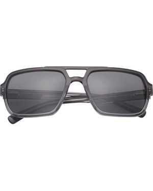 Ted Baker 59Mm Polarized Navigator Sunglasses - Gray