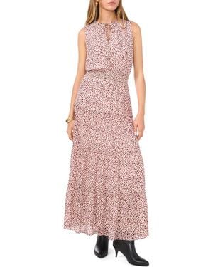 1.STATE Tiered Maxi Dress - Pink