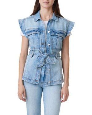 Habitual Strong Shoulder Vest - Blue