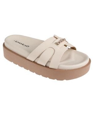 Bebe Platform Slide Sandal - Multicolor