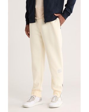 HUGO Logo Patch Knit Sweatpants - Black
