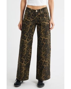 PTCL Low Rise Wide Leg Jeans - Black