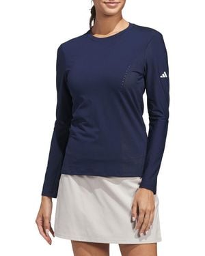 adidas Ultimate365 Tour Engineered Slim Top - Blue