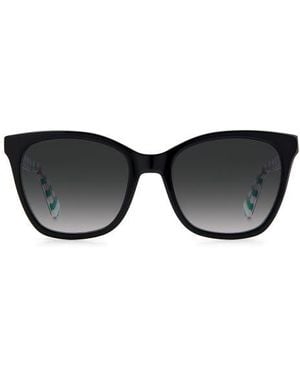 Kate Spade Desis 55Mm Cat Eye Sunglasses - Black