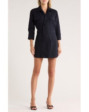 A.L.C. Evan Cotton Shirtdress - Black