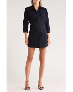 A.L.C. Evan Cotton Shirtdress - Black