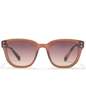 Kenneth Cole 52Mm Square Sunglasses - Brown