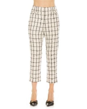 Alexia Admor Clio Cropped Tapered Pants - Natural