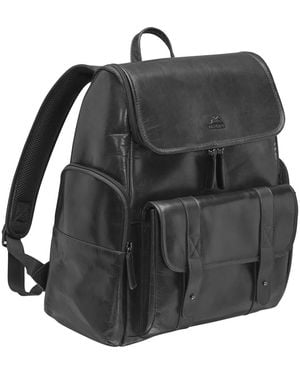 Mancini Rfid 15.6-Inch Laptop Backpack - Black