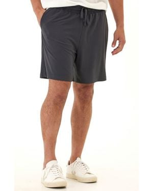 Threads For Thought Quill Jersey Drawstring Shorts - Blue