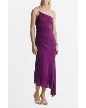 Mango Asymmetric Dress - Purple