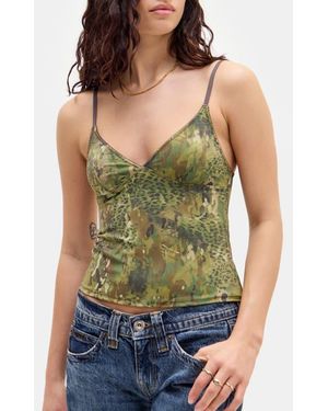 BDG Je T'Aime Camisole - Green