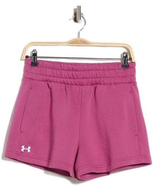 Under Armour Rival Fleece Shorts - Pink