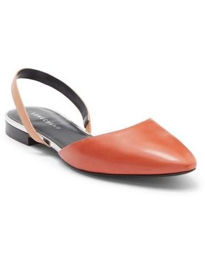 Longchamp Slingback Ballet Flat - Orange