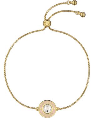 Ted Baker Cherla Crystal Button Adjustable Bracelet - Metallic