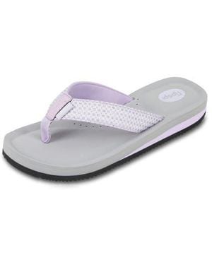 FLOOPI Sofia Sparkly Flip Flop - White