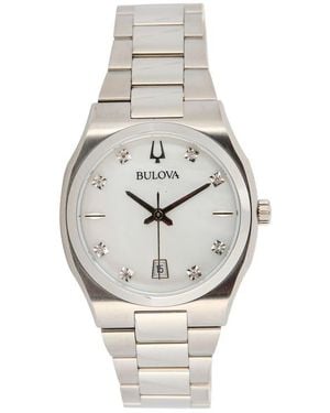 Bulova Surveyor Diamond Bracelet Watch, 34Mm - Gray