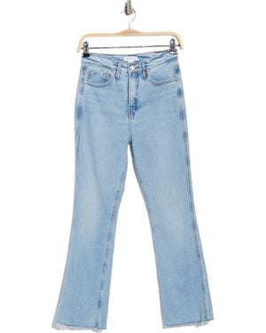 GOOD AMERICAN Good Kick Flare Jeans - Blue