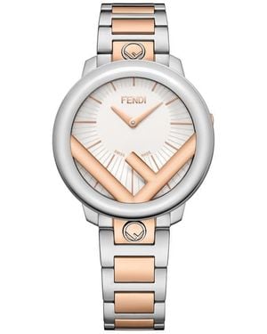 Fendi Dial Two-Tone Bracelet Watch, 36Mm - Gray