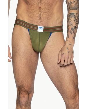 Bike Mesh Jock Strap - Green