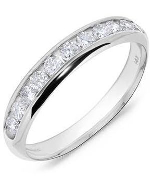 H.J. Namdar 14K Prong Set Diamond Ring - Metallic