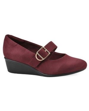 White Mountain Bolford Wedge Pump - Purple