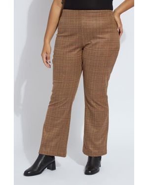 Lyssé Neoprene Baby Bootcut Pants - Brown