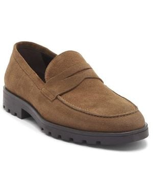 To Boot New York Orman Lug Sole Penny Loafer - Brown