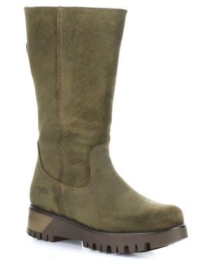 Bos. & Co. Gelo Waterproof Primaloft & Wool Faux Shearling Lined Boot - Green
