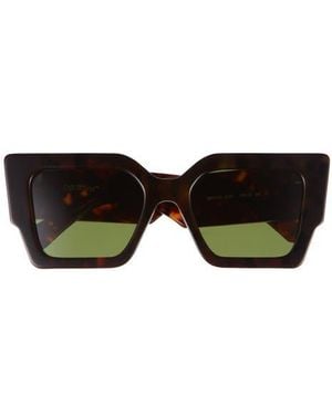 Off-White c/o Virgil Abloh Catalina 53Mm Square Sunglasses - Black