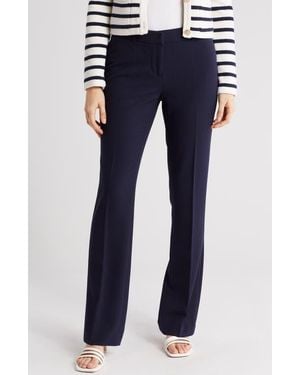Amanda + Chelsea Ari Slim Straight Leg Pants - Blue
