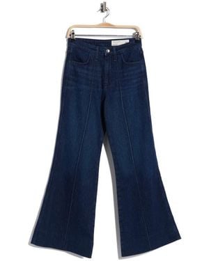 Rag & Bone Miramar Faux Denim Wide Leg Pants - Blue