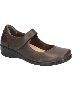 Easy Street Archer Mary Jane Flat - Brown