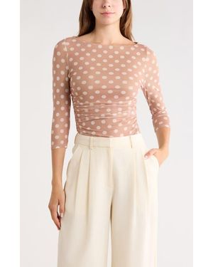 AFRM LOS ANGELES Anahi Mesh Top - Pink
