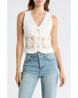 Rails La Jolla Vest - Natural