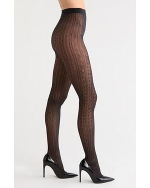 Marc Jacobs Monogram Tights - Black