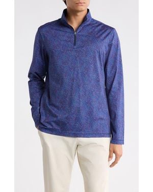 Bugatchi Long Sleeve Knit Sweatshirt - Blue