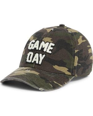 David & Young 'Game Day' Chenille Patch Baseball Cap - Green