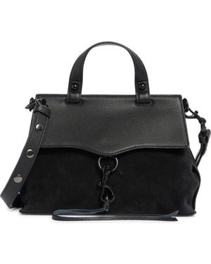 Rebecca Minkoff Keith Small Satchel Bag - Black