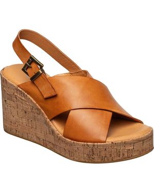 Antelope Aly Wedge Platform Sandal - Brown