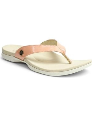 Revitalign Chameleon Orthotic Flip Flop - White