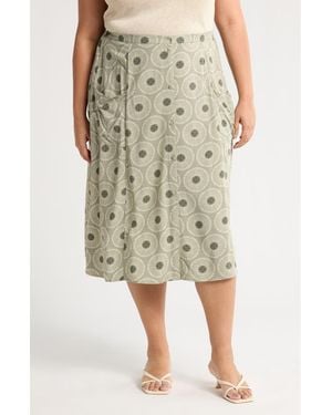 DR2 by Daniel Rainn Dandelion Maxi Skirt - Gray