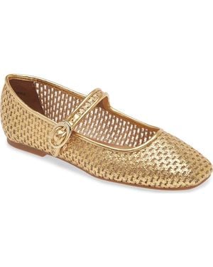 Nordstrom Rack Acinda Mary Jane Flat - Metallic