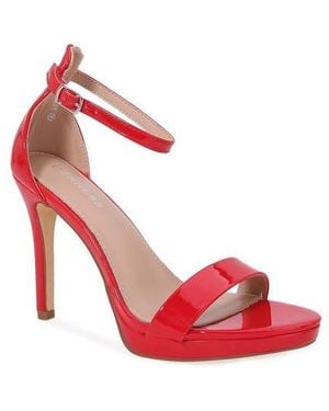 BERNESS Hillary Stiletto Sandal - Red