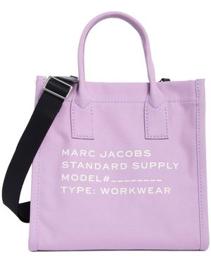 Marc Jacobs Medium Canvas Standard Supply Tote - Purple
