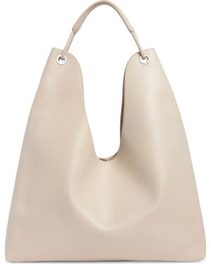 BCBGMAXAZRIA Soft Slouchy Hobo Bag - Natural